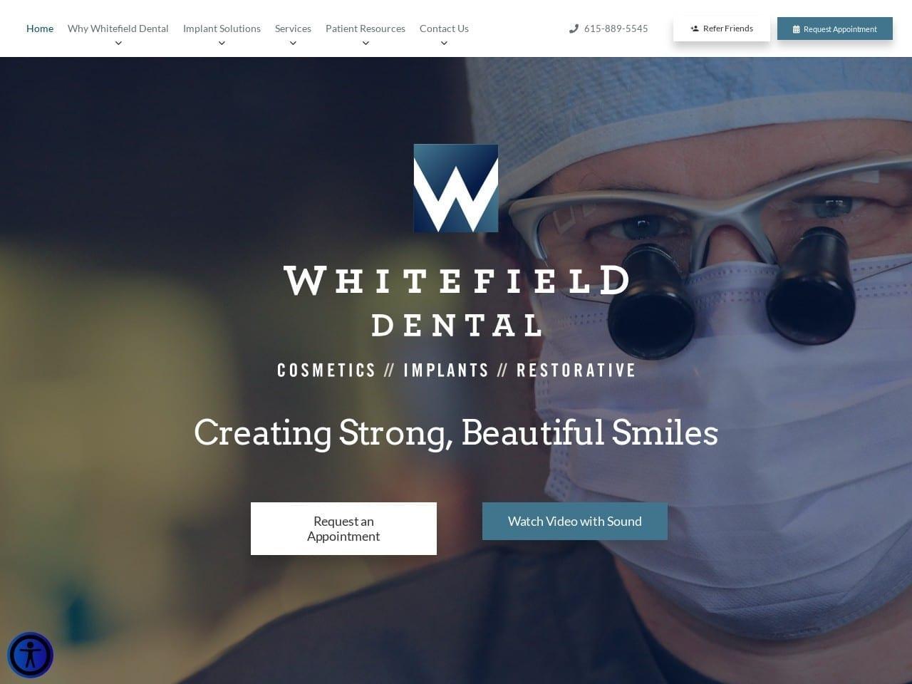 Mark H. Whitefield DDS screenshot
