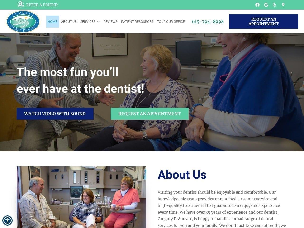 Surratt Greg DDS screenshot
