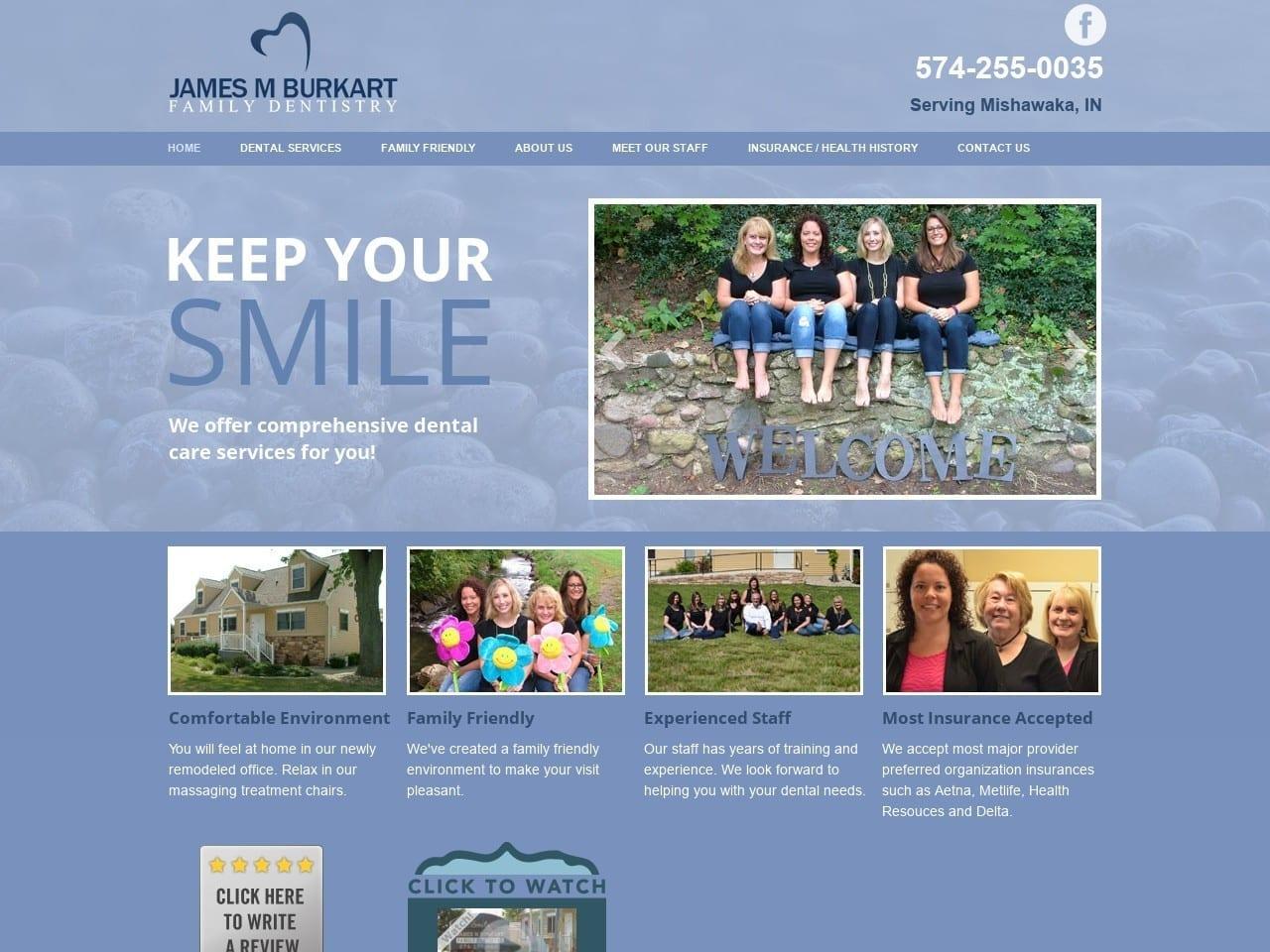 James Burkart Family Dentistry Burkart James M DDS