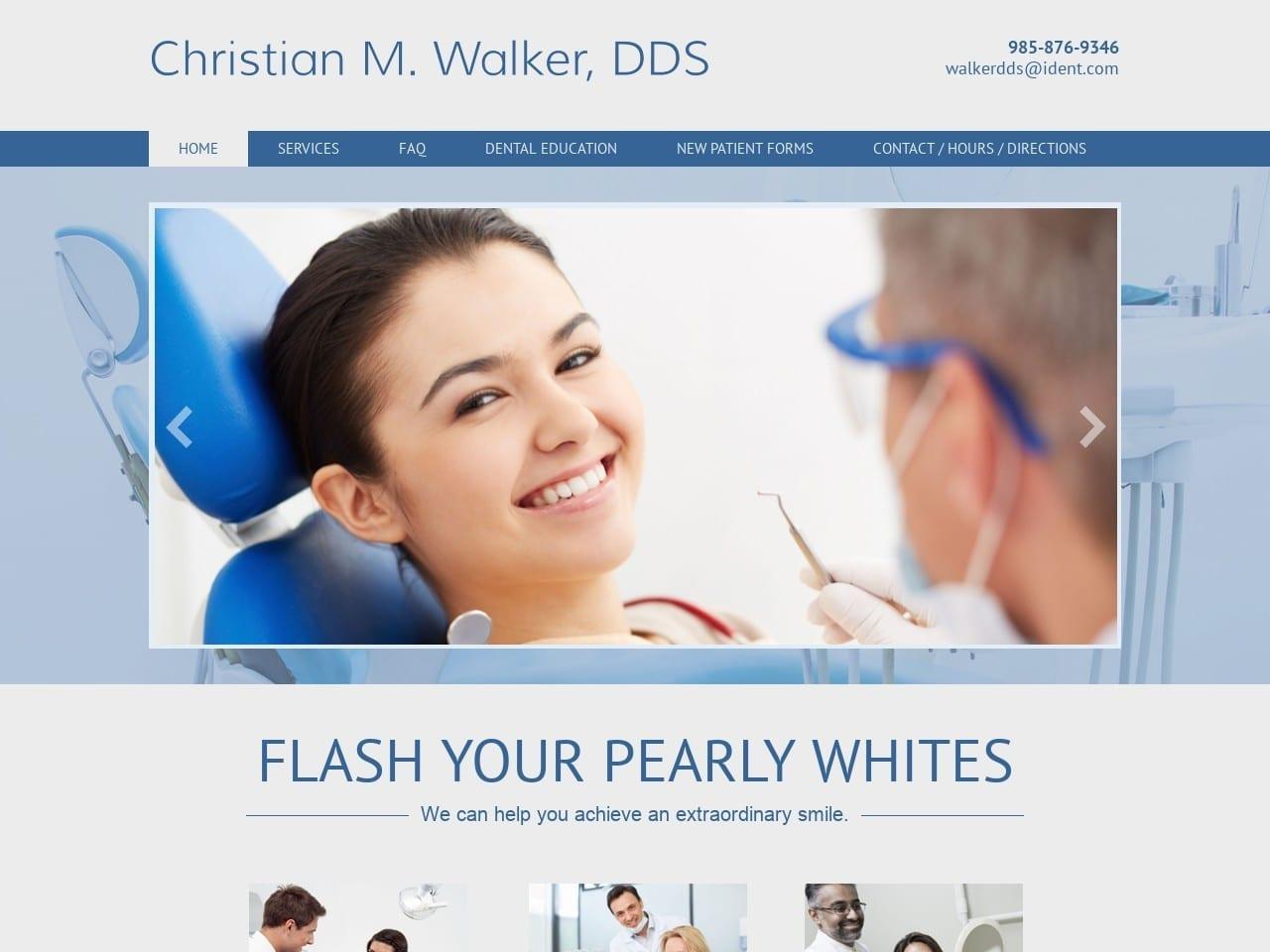 Walker Christian M DDS