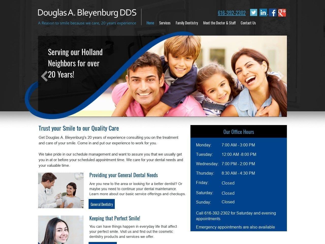 Bleyenburg Douglas A DDS