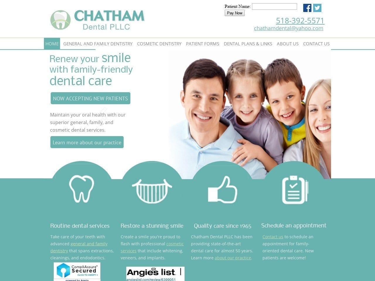 Chatham Dental PLLC screenshot