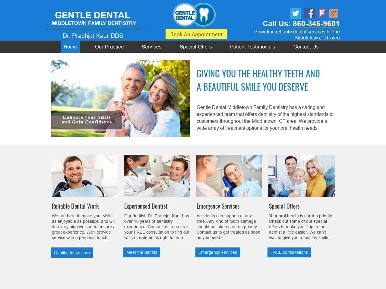 Gentle Dental Middletown Family Dentistry screenshot