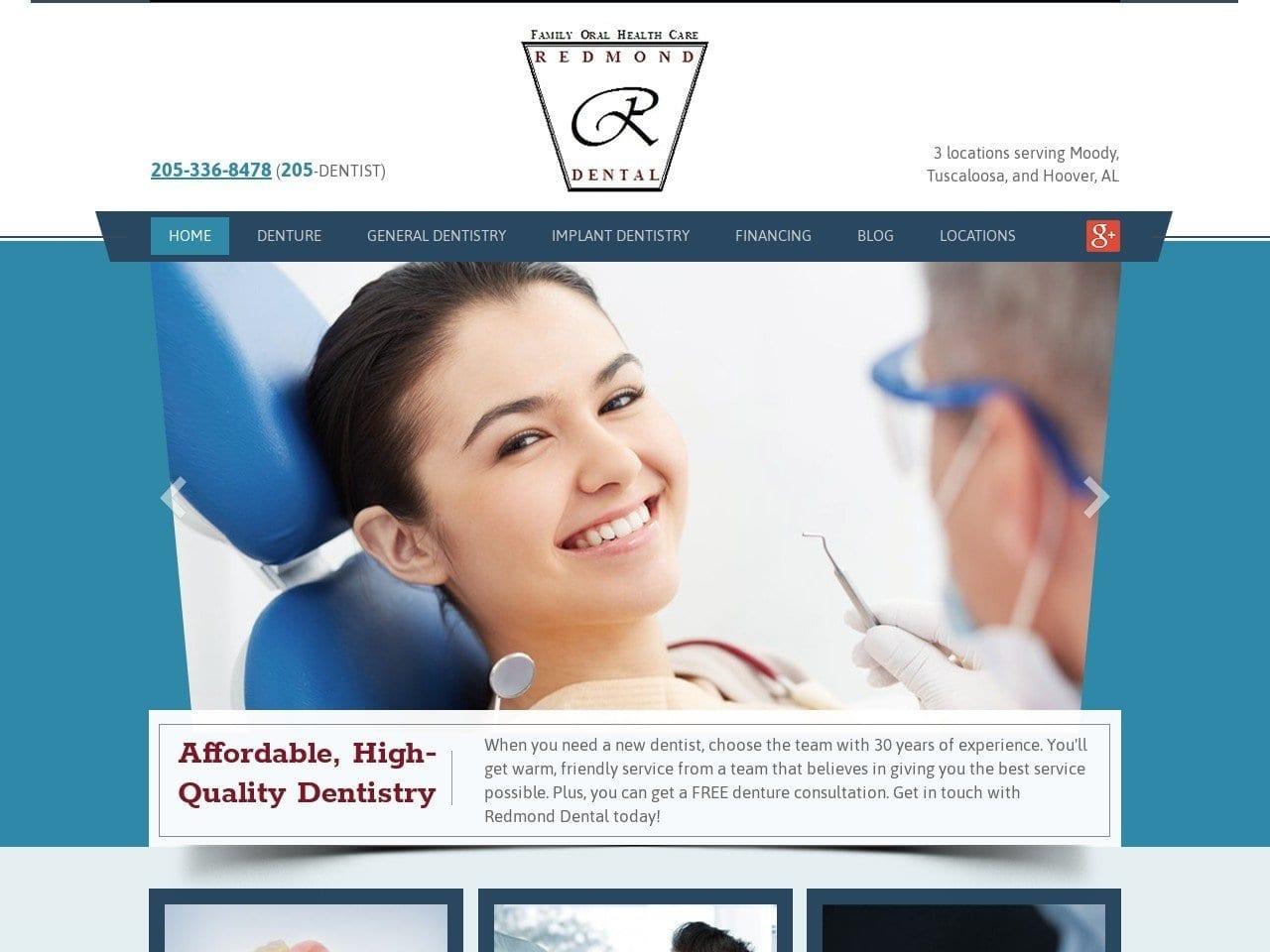 Redmond Dental screenshot