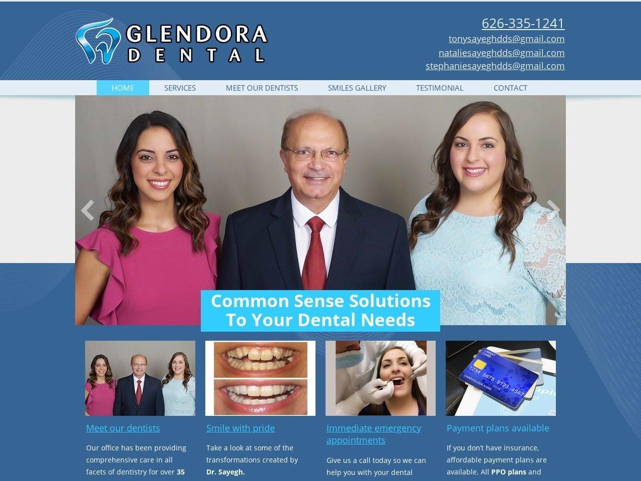 Glendora Dental screenshot