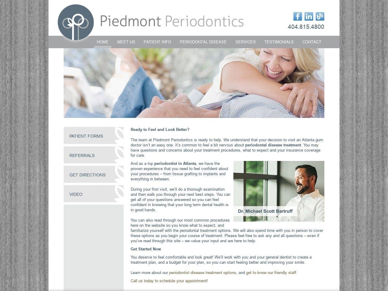 Piedmont Periodontics screenshot