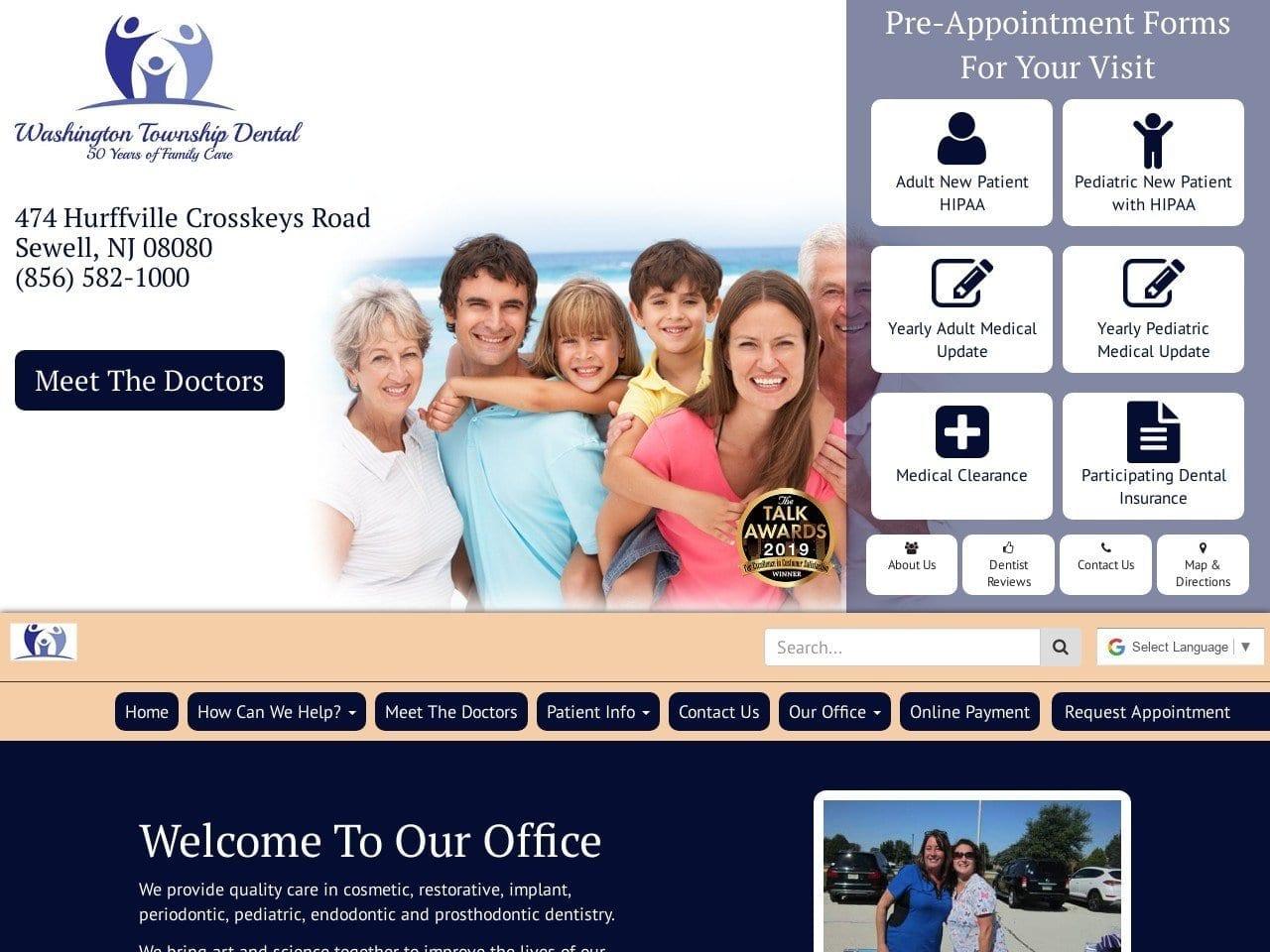 Washington Township Dental screenshot