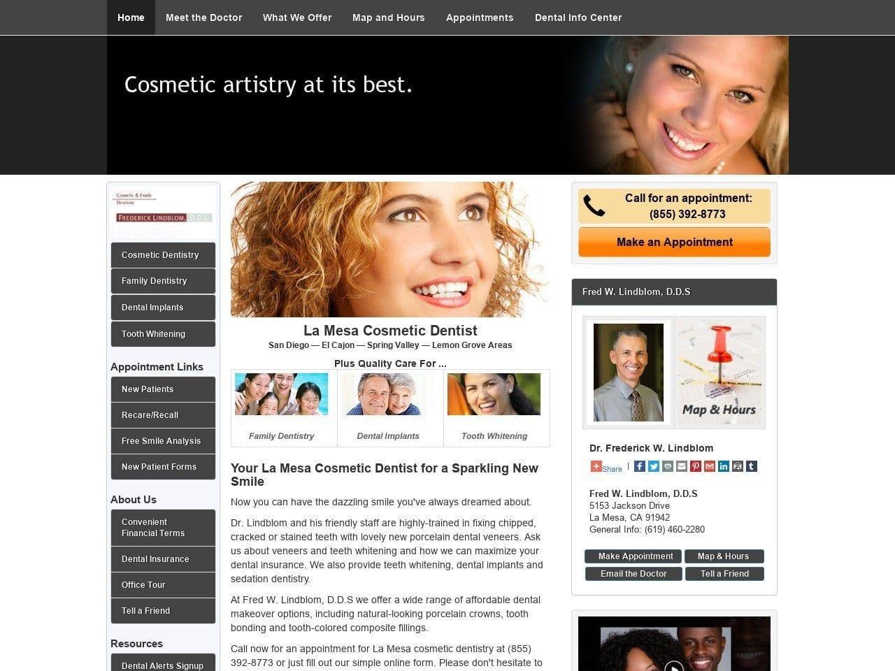 Dr. Frederick W. Lindblom DDS