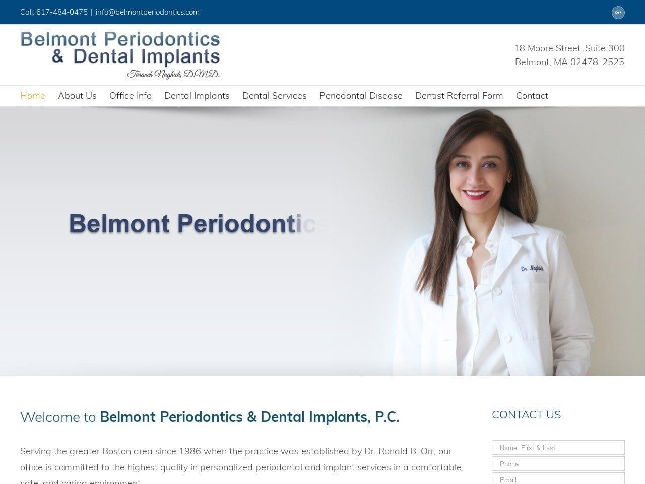 Belmont Periodontics Orr Ronald B DDS