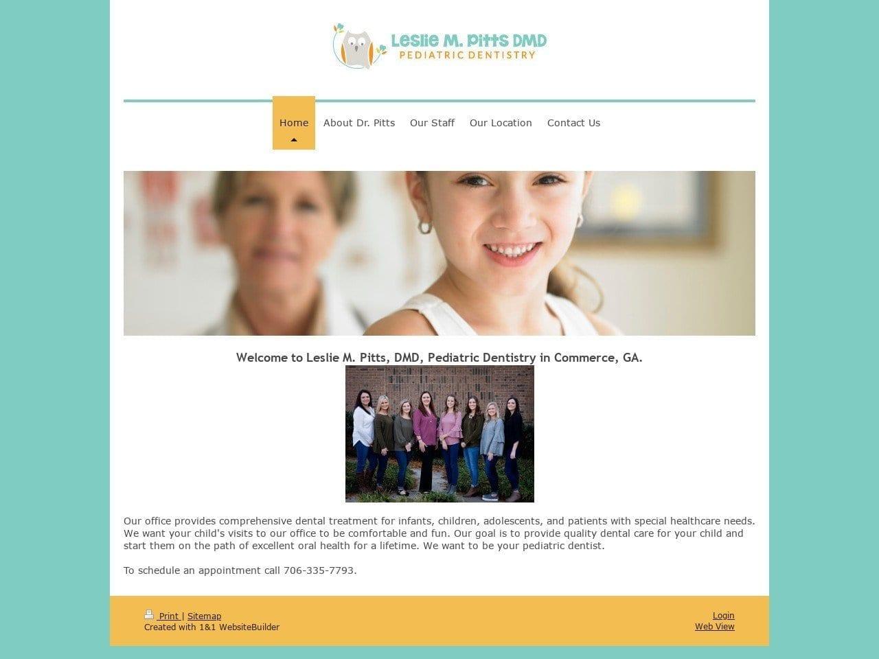 Pitts Leslie M DDS screenshot