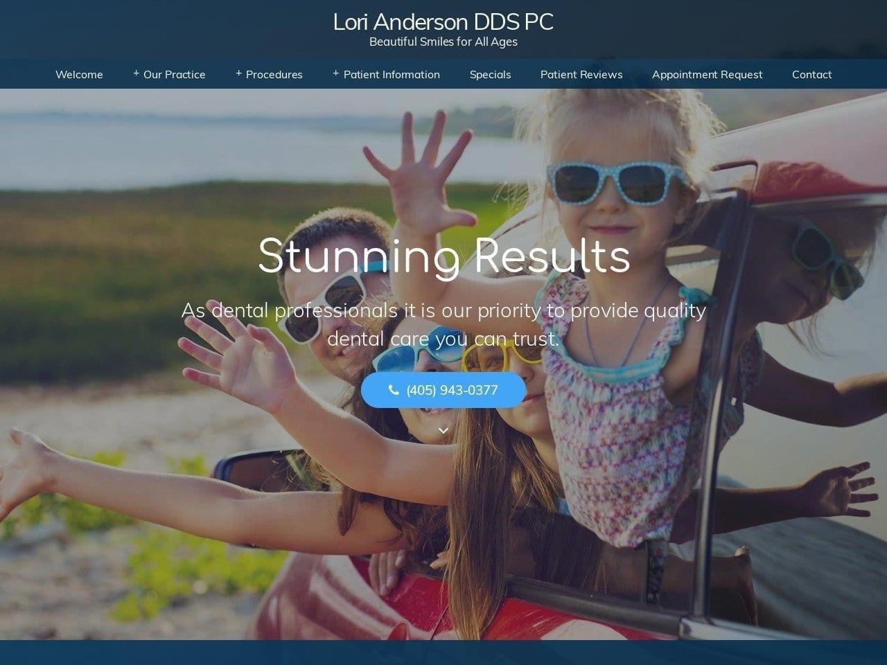 Dr. Lori S. Anderson DDS screenshot