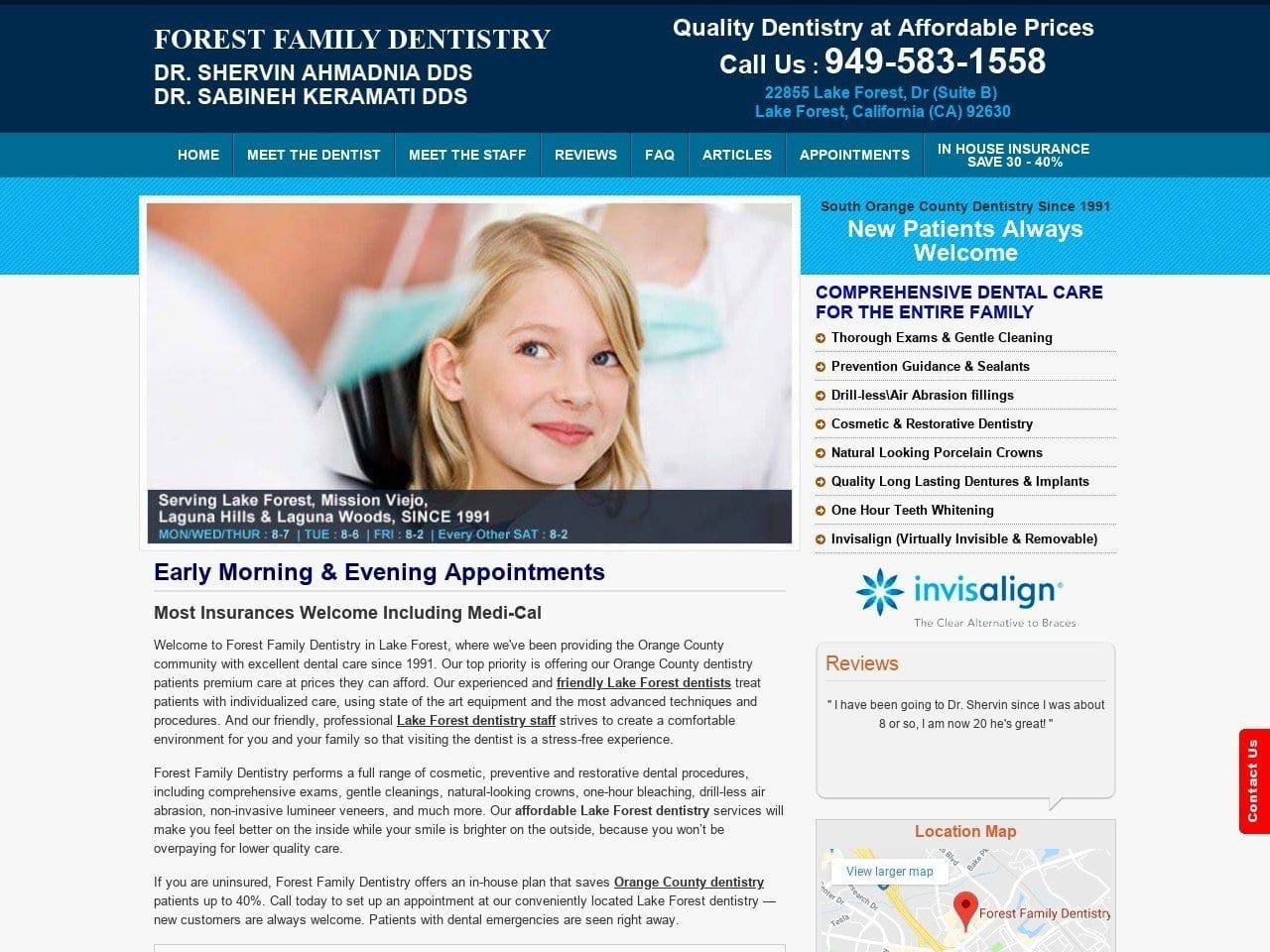 Forest Family Dentistry screenshot