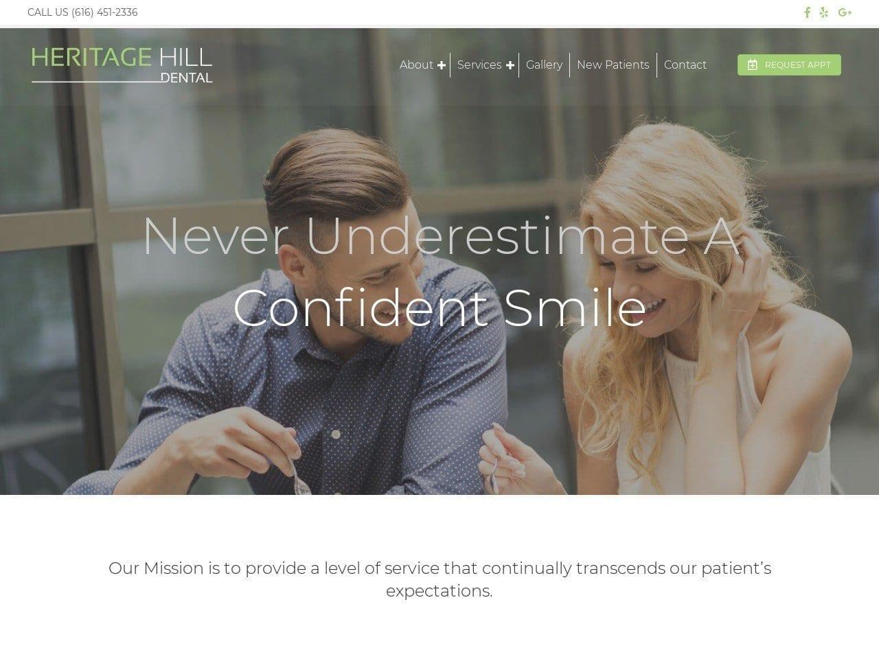 Heritage Hill Dental screenshot
