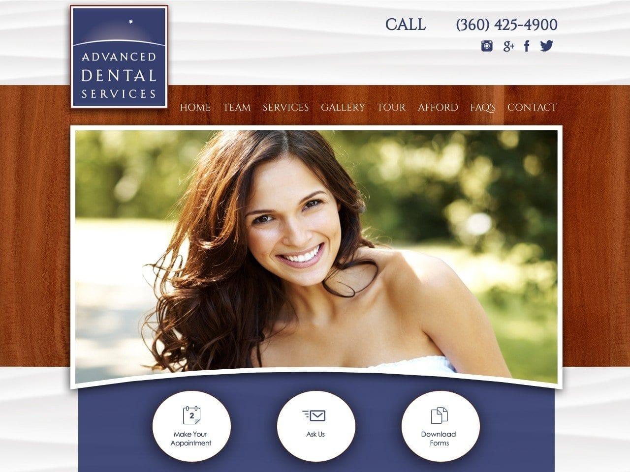 Advanced Dental Services Kleven Chad L DDS screenshot