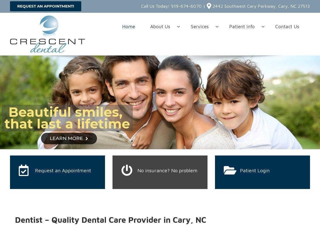 Crescent Dental Cary screenshot