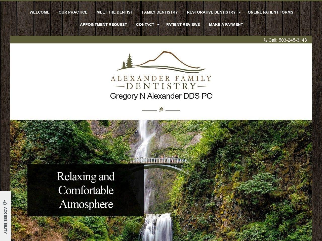 Alexander Family Dentistry screenshot