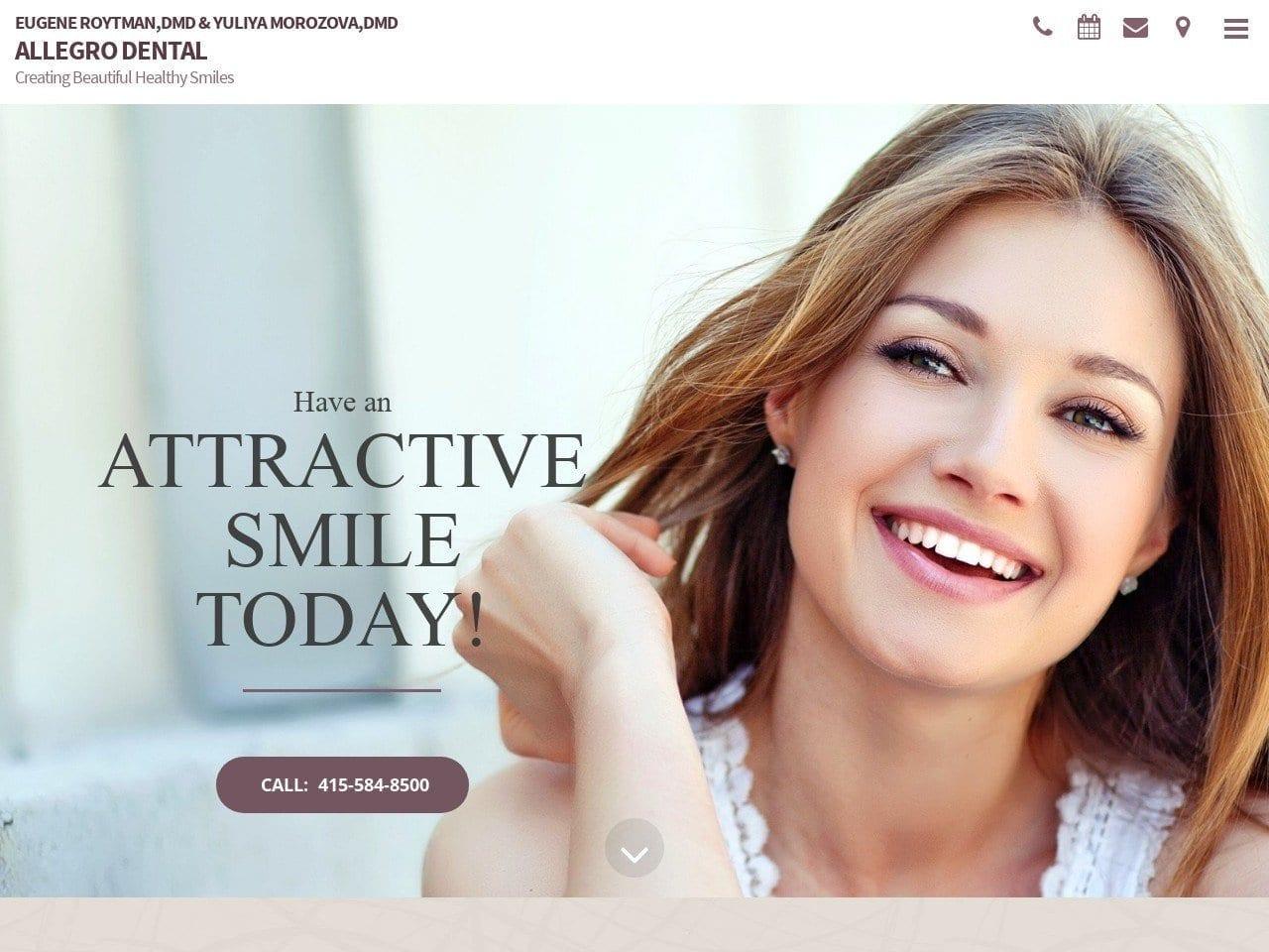 Allegro Dental Group screenshot