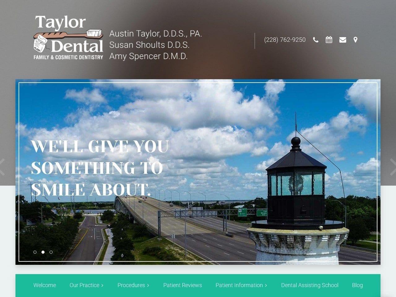 Taylor Dental screenshot