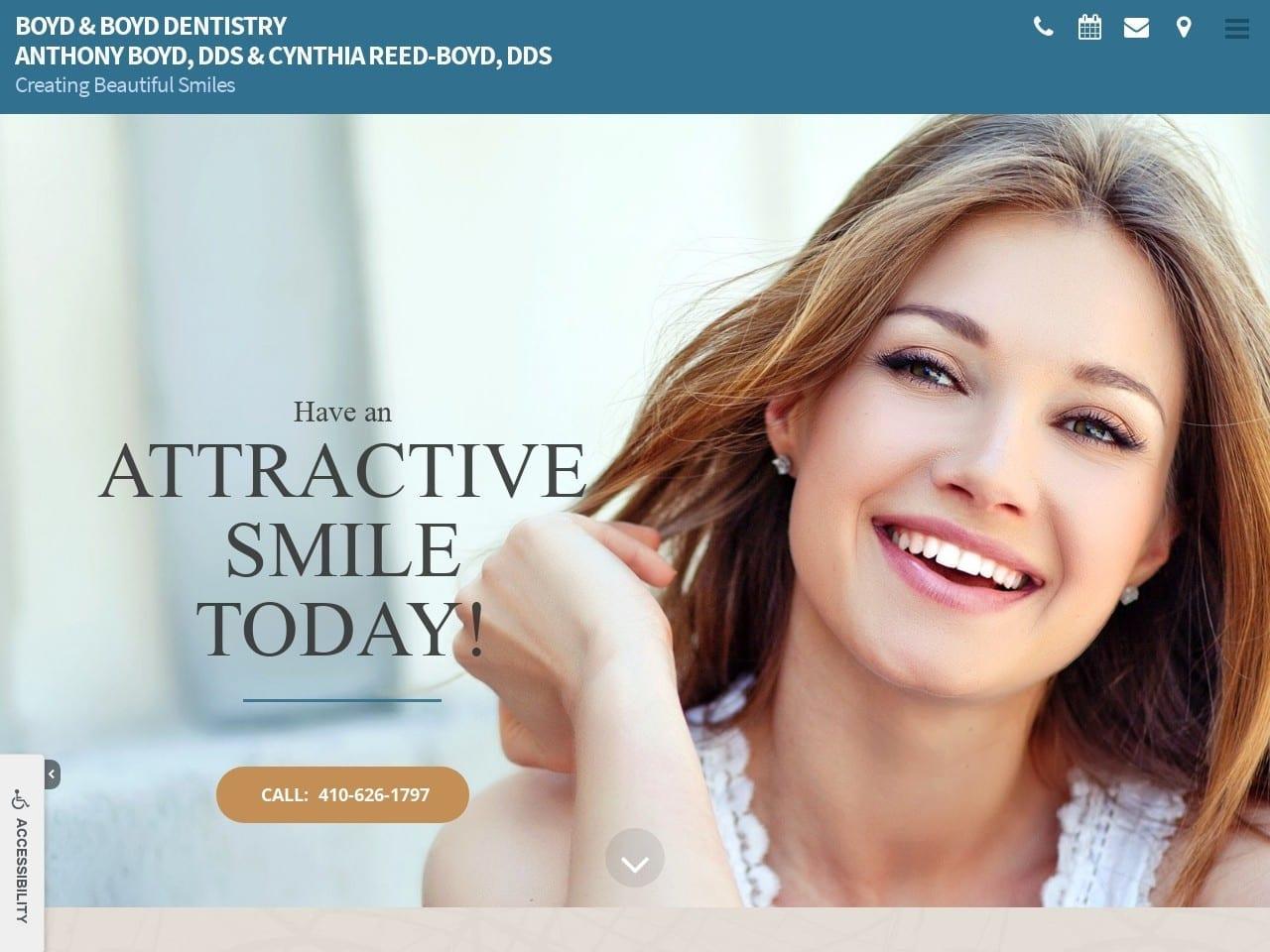 Boyd & Boyd Dentistry Boyd Anthony L DDS screenshot