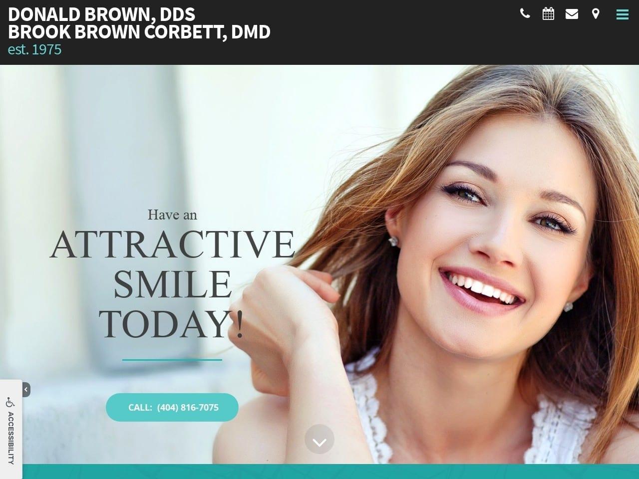 Brown Corbett Dental screenshot