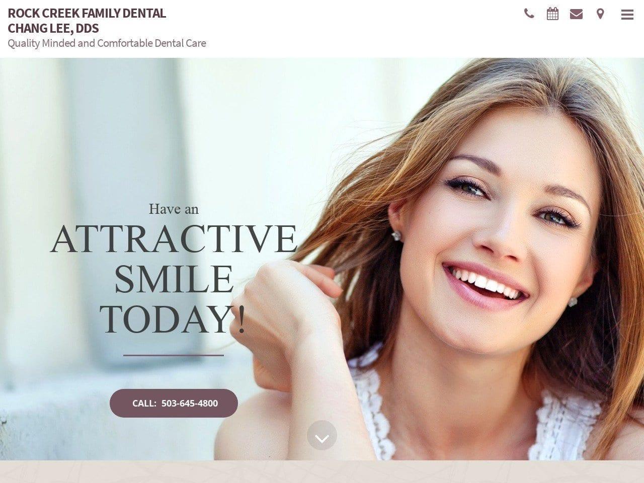 Rock Creek Family Dental screenshot