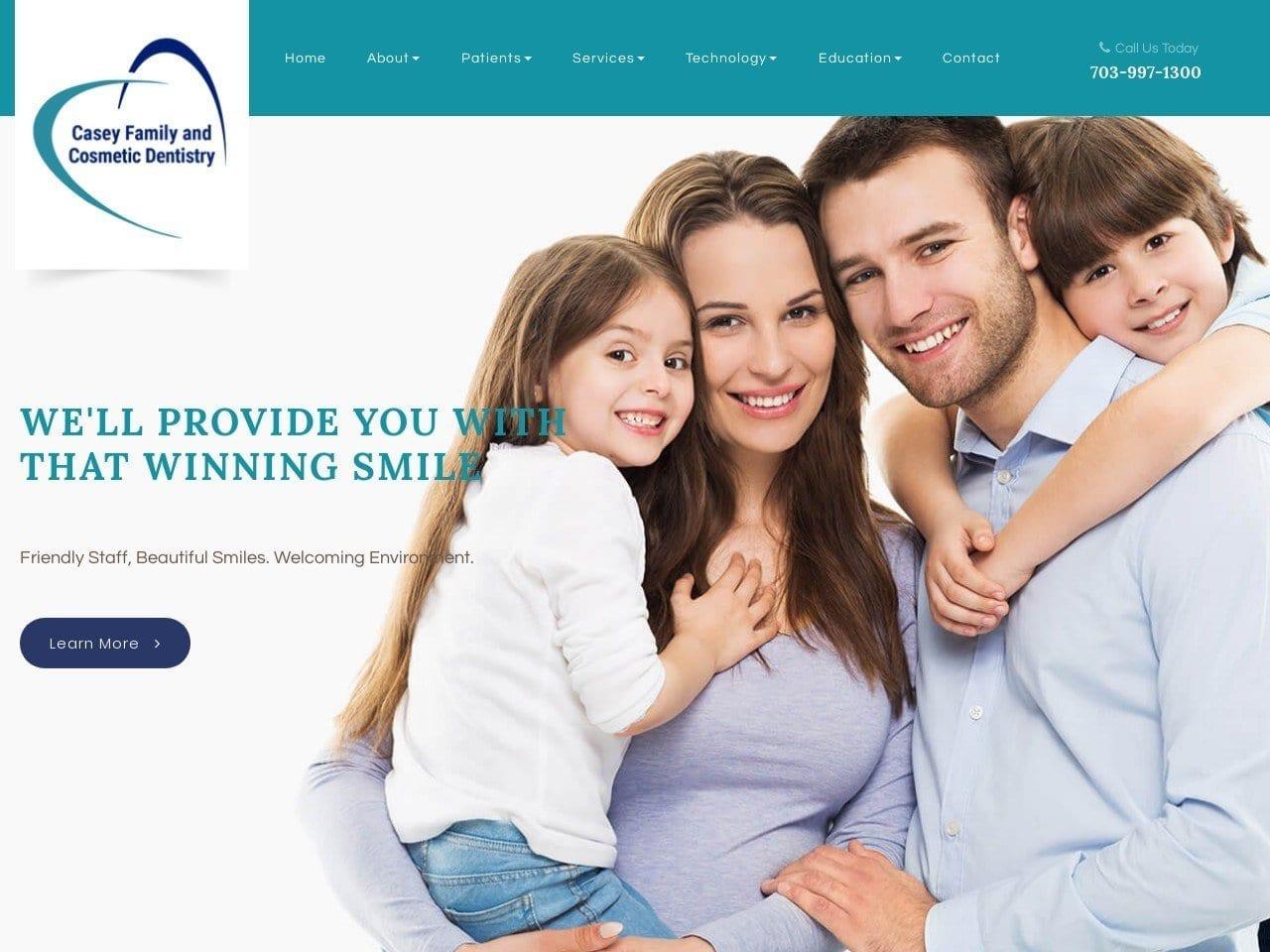 Casey Family & Cosmetic Dentistry screenshot