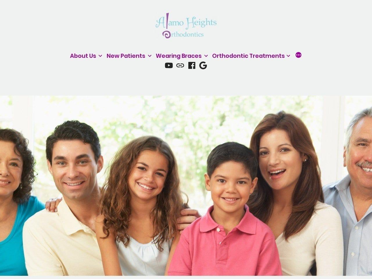 Alamo Heights Orthodontics screenshot