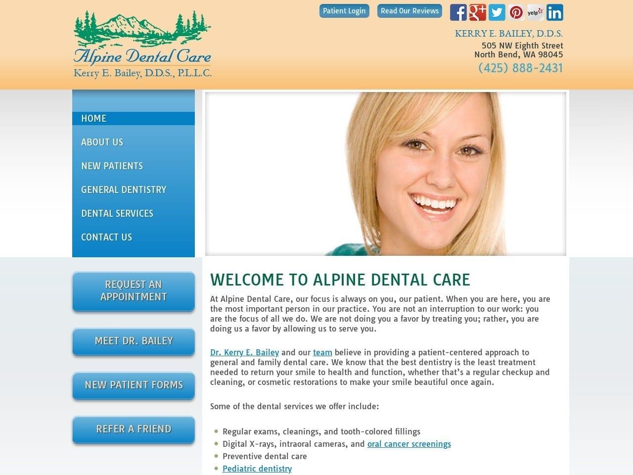 Alpine Dental Care, the office of Kerry E. Bailey, DDS