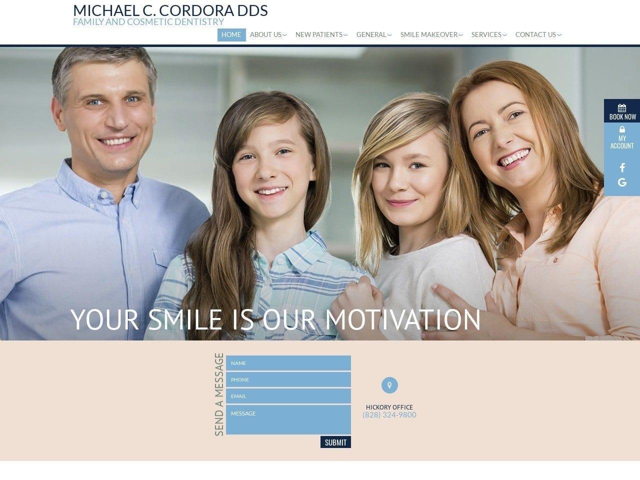 Michael C. Cordora DDS PLLC screenshot