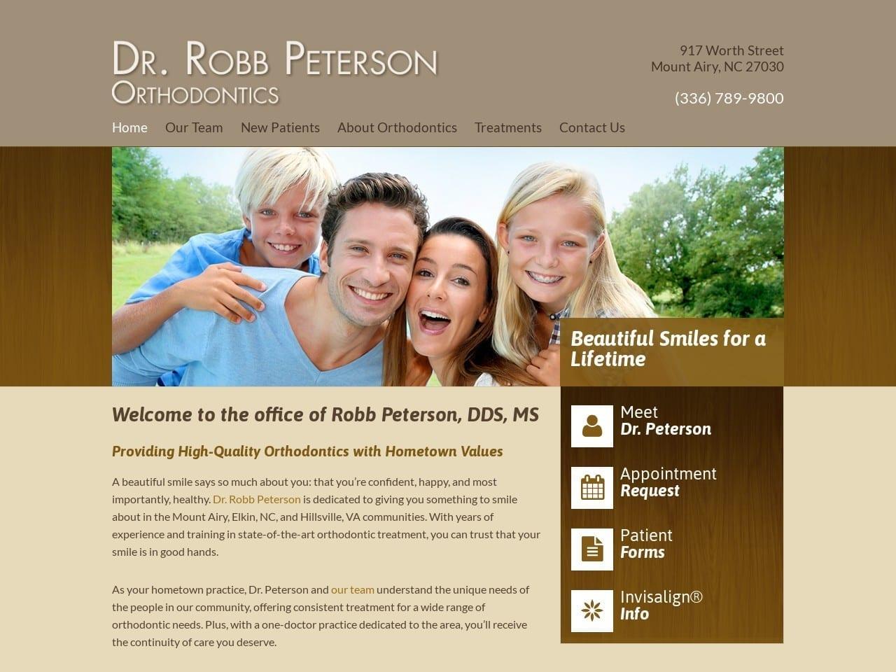 Peterson Robb DDS screenshot