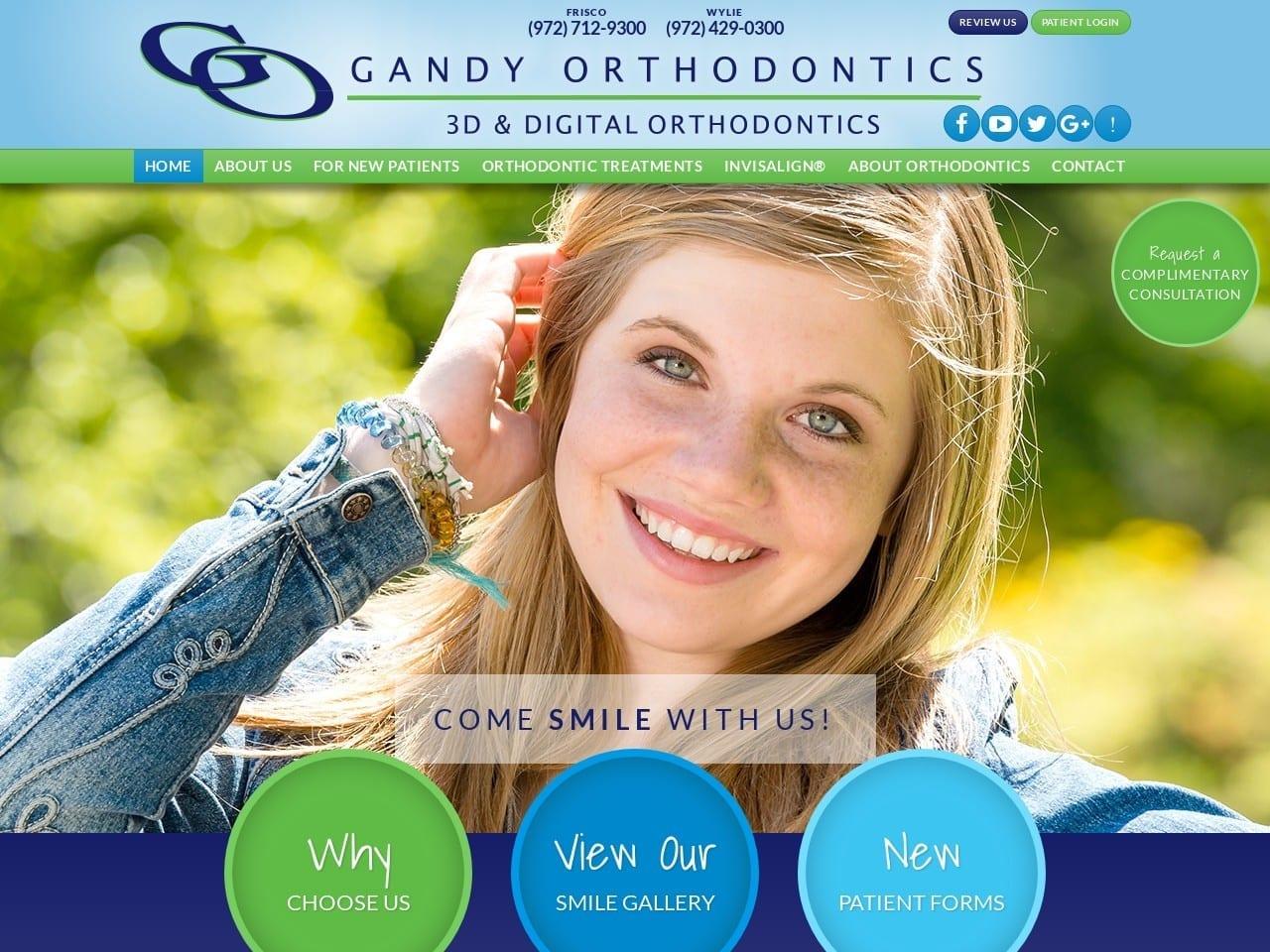 Gandy Orthodontics screenshot
