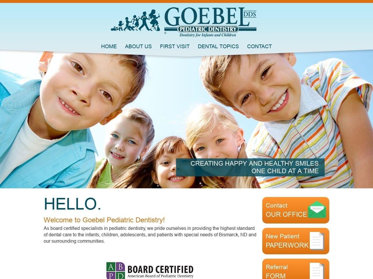 Goebel Pediatric Dentistry Goebel Bryce DDS