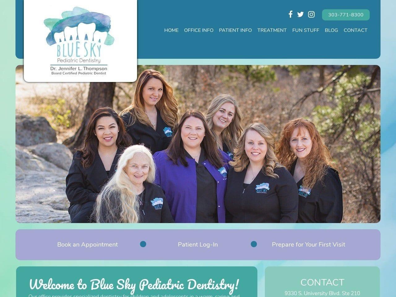 Blue Sky Pediatric Dentistry screenshot