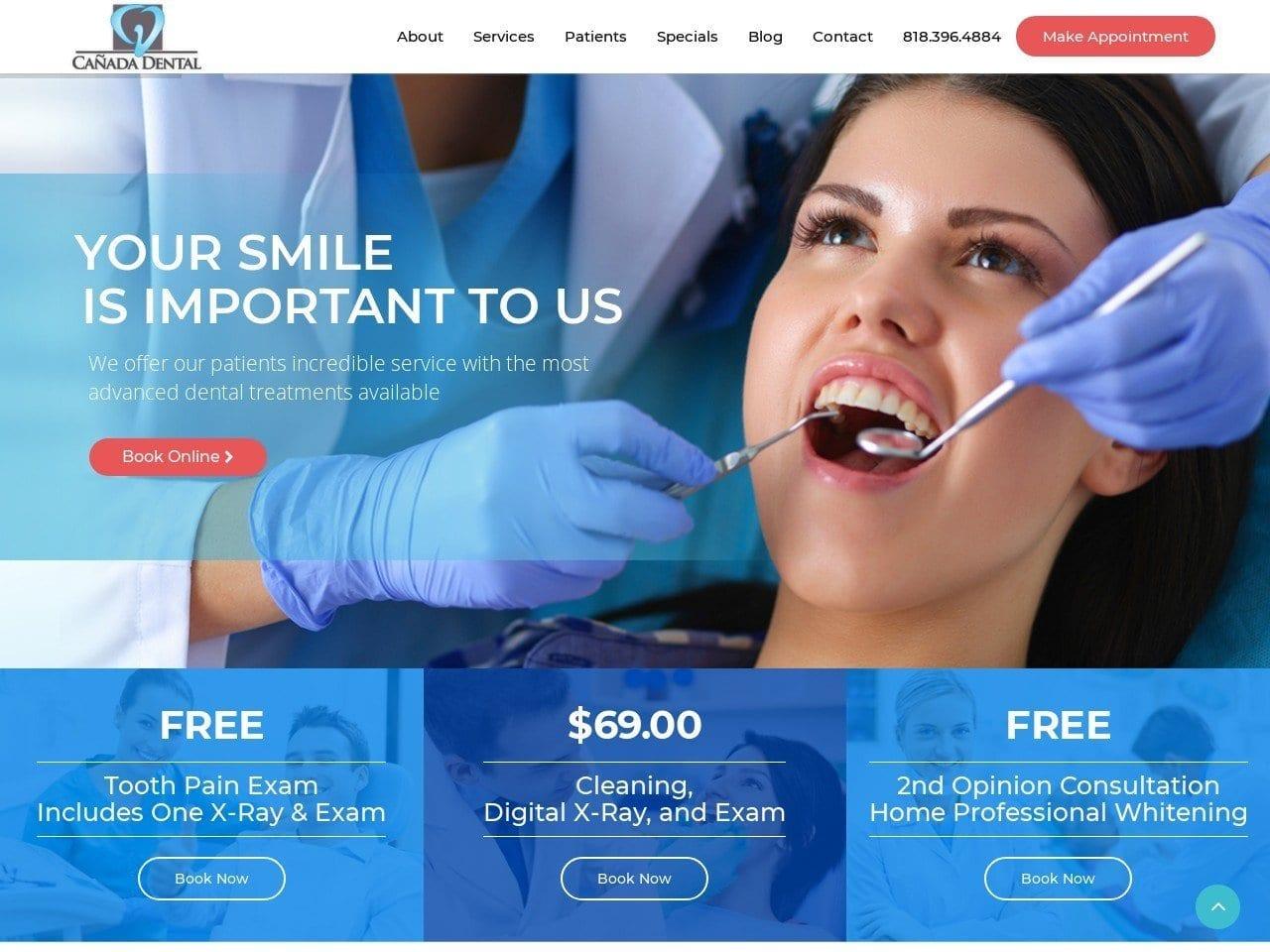 Canada Dental Group screenshot