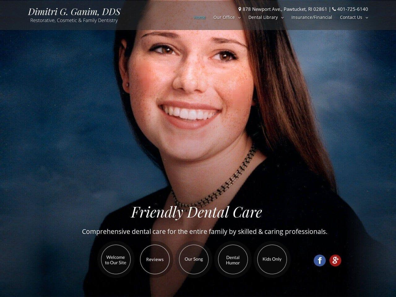 Dr. Dimitri G. Ganim DDS screenshot