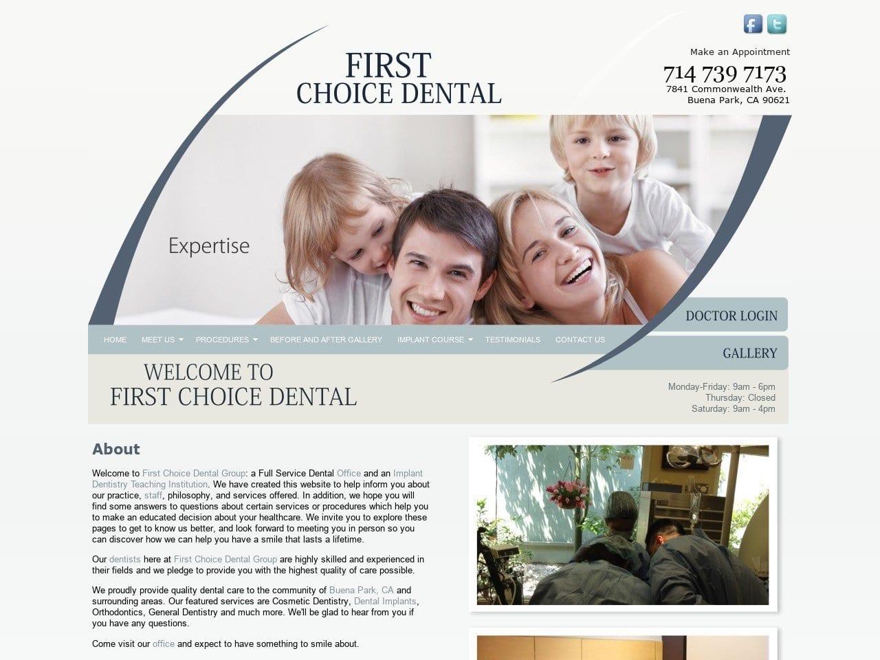 First Choice Dental Group screenshot