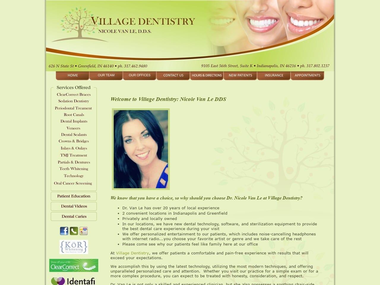 Village Dentistry Nicole Van Le DDS screenshot