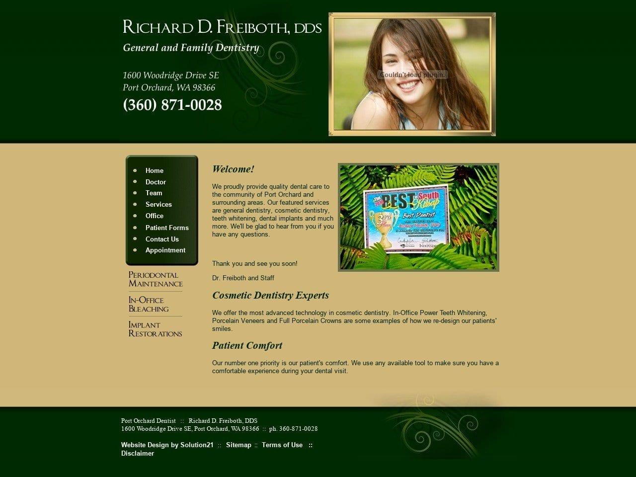 Richard D Freiboth DDS