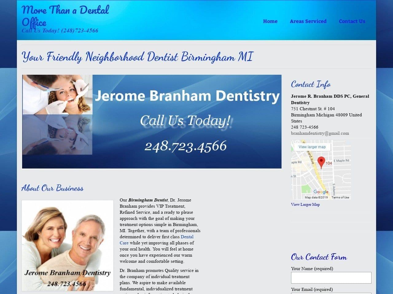 Jerome R. Branham DDS PC, General Dentistry