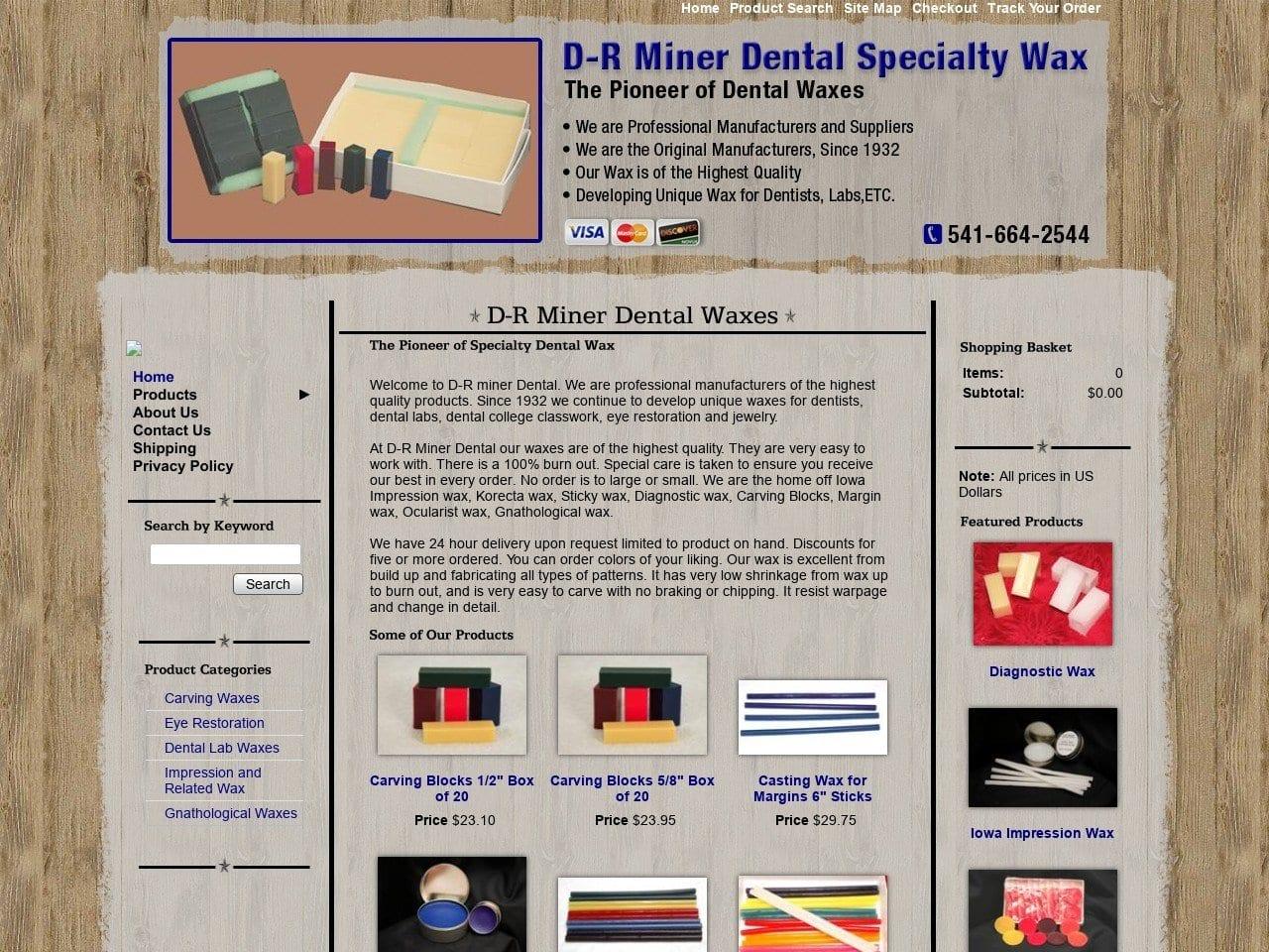 DR Miner Dental Products screenshot