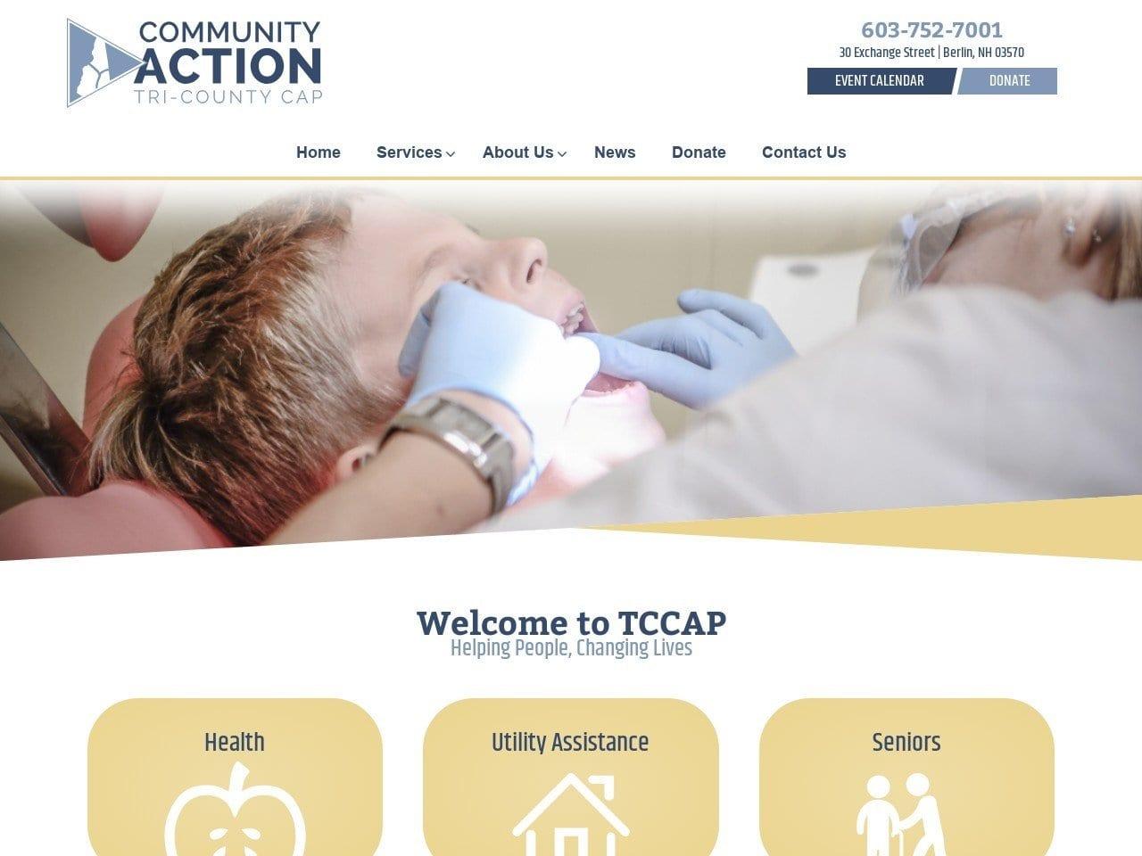 Tamworth Dental Center | Tri-County Community Action Program, Inc. screenshot
