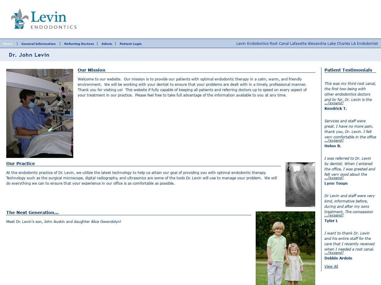 Dr. John E. Levin DDS screenshot