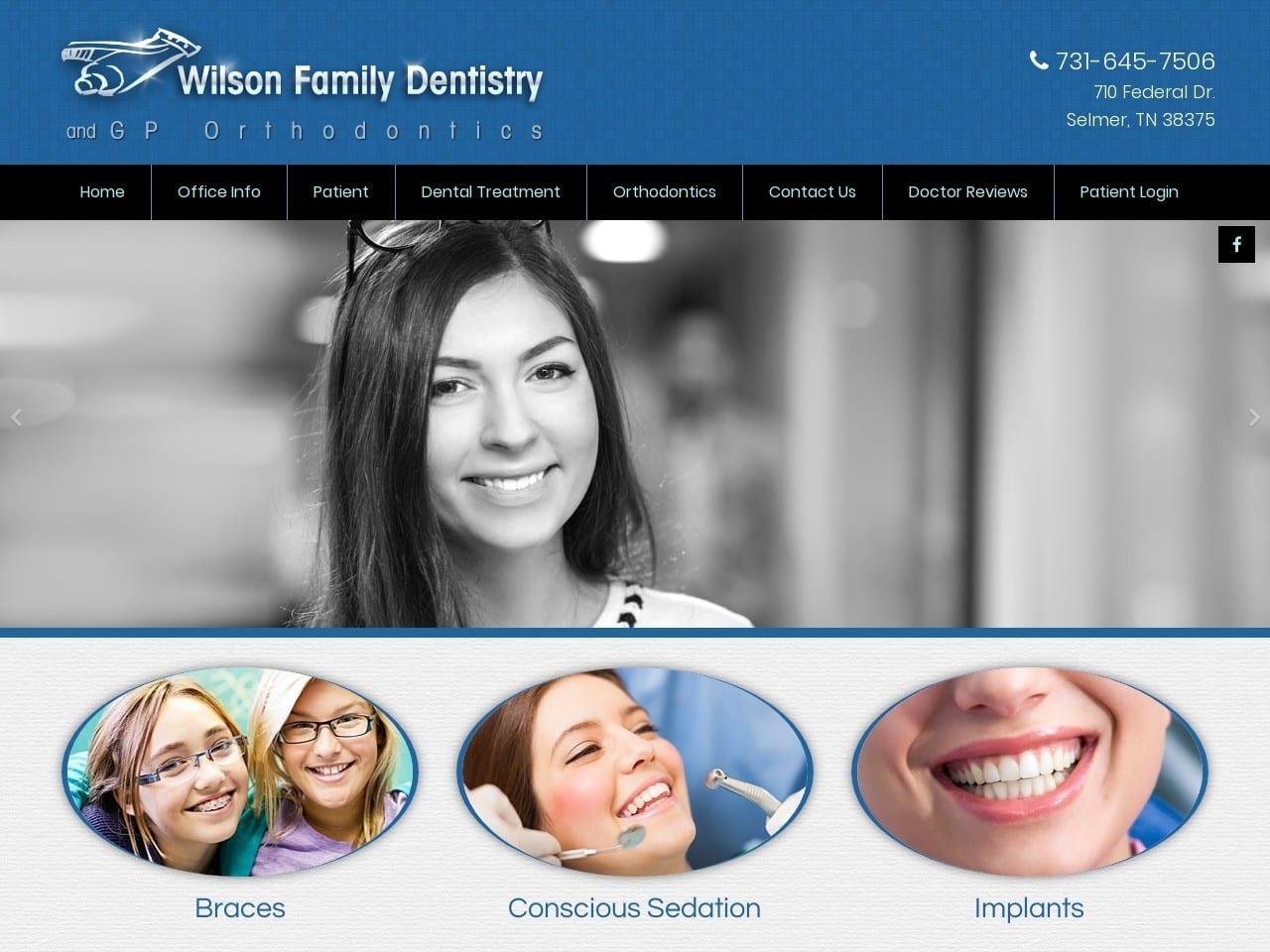 Wilson Gregory L DDS screenshot