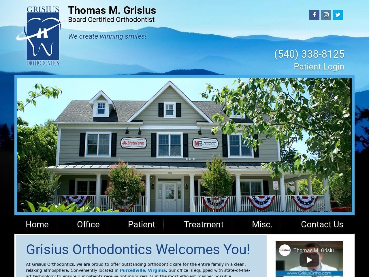 Dr. Thomas M. Grisius DDS screenshot