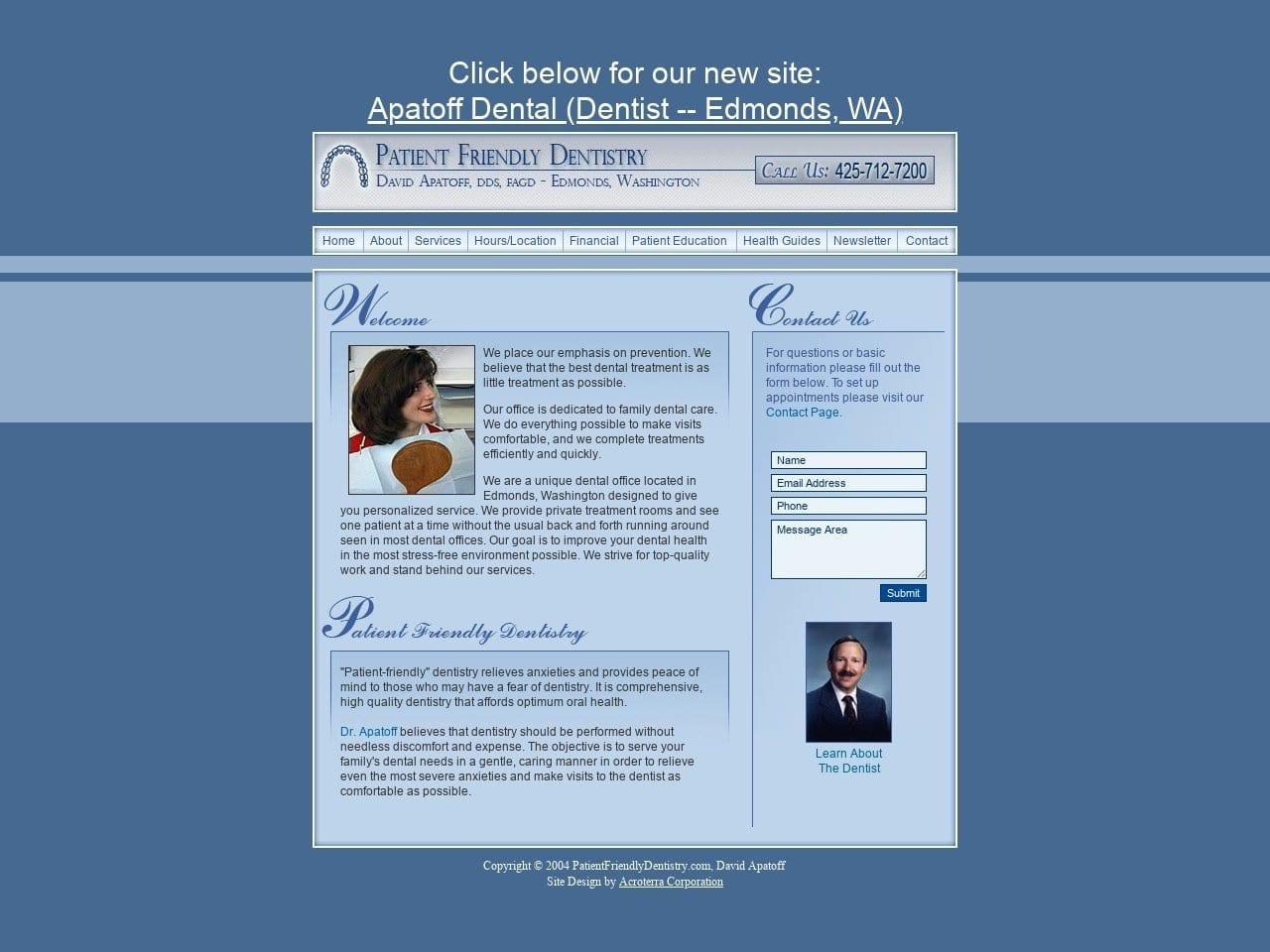 David Apatoff DDS screenshot