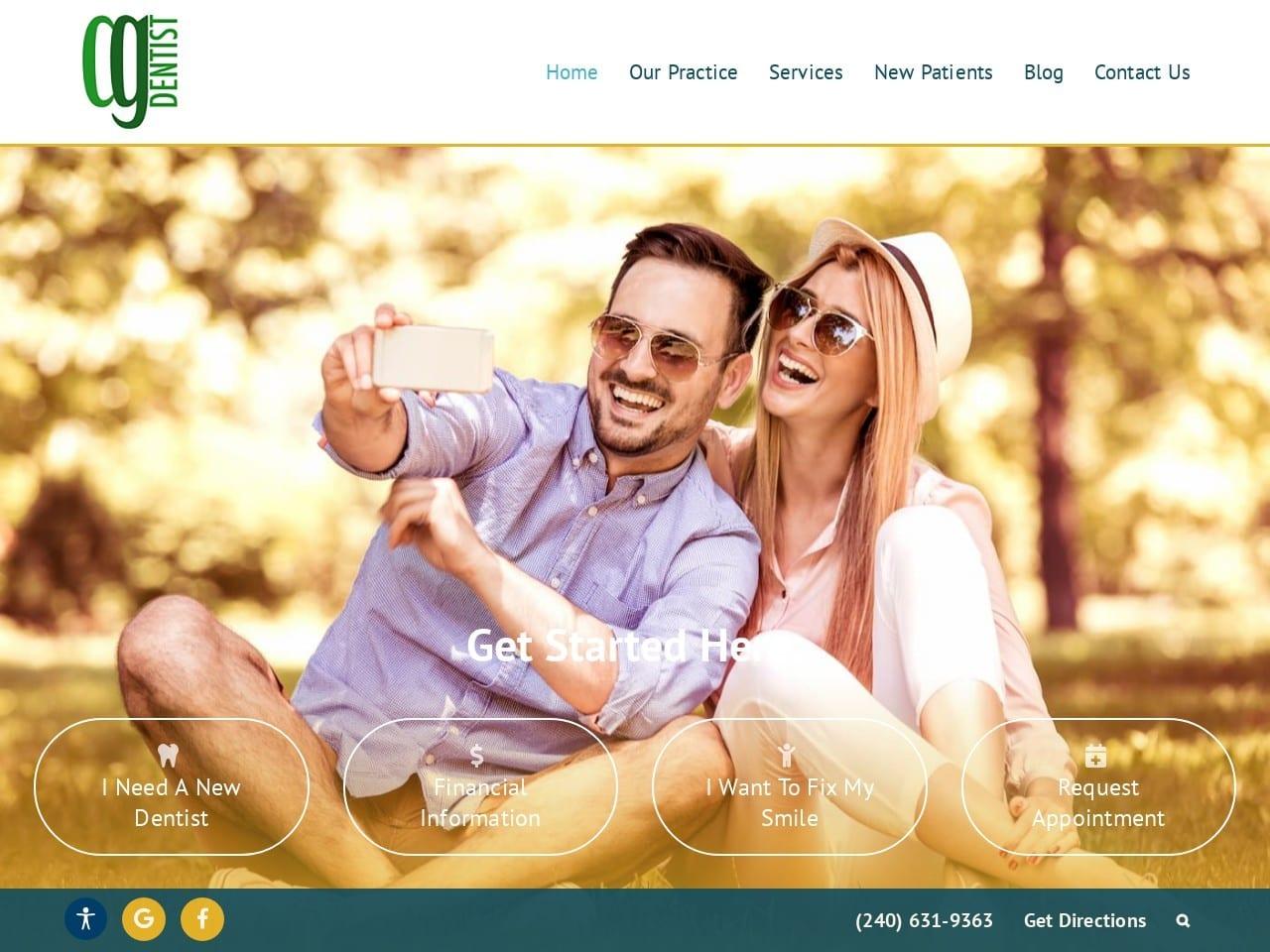 Aesthetic Dental Care of Kentlands- Chitra Ghafari DDS screenshot