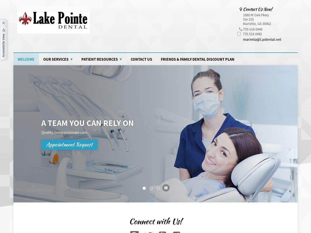 Lake Pointe Dental Marietta screenshot