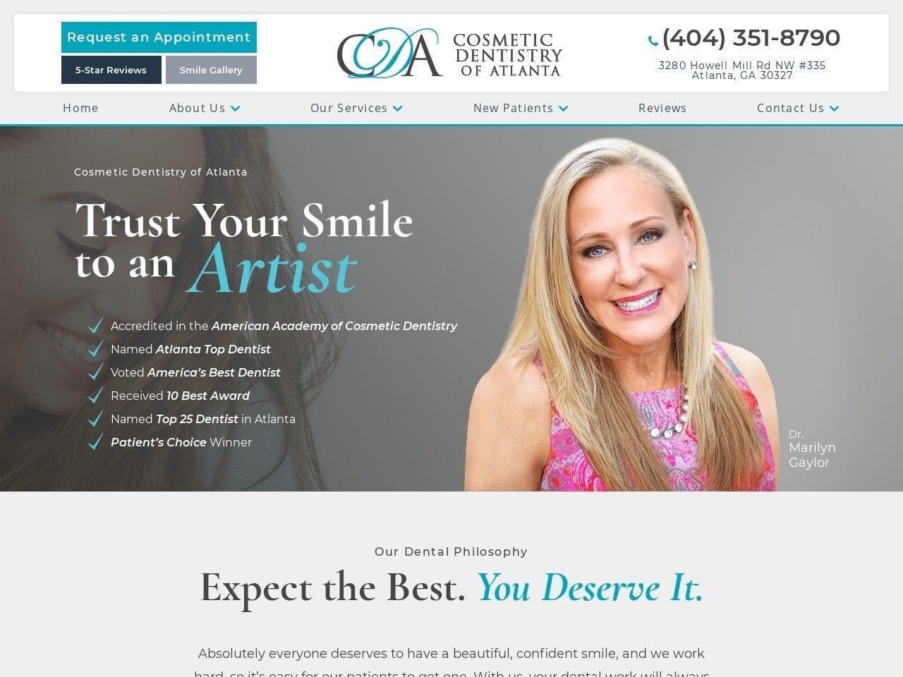 Cosmetic Dentistry of Atlanta screenshot