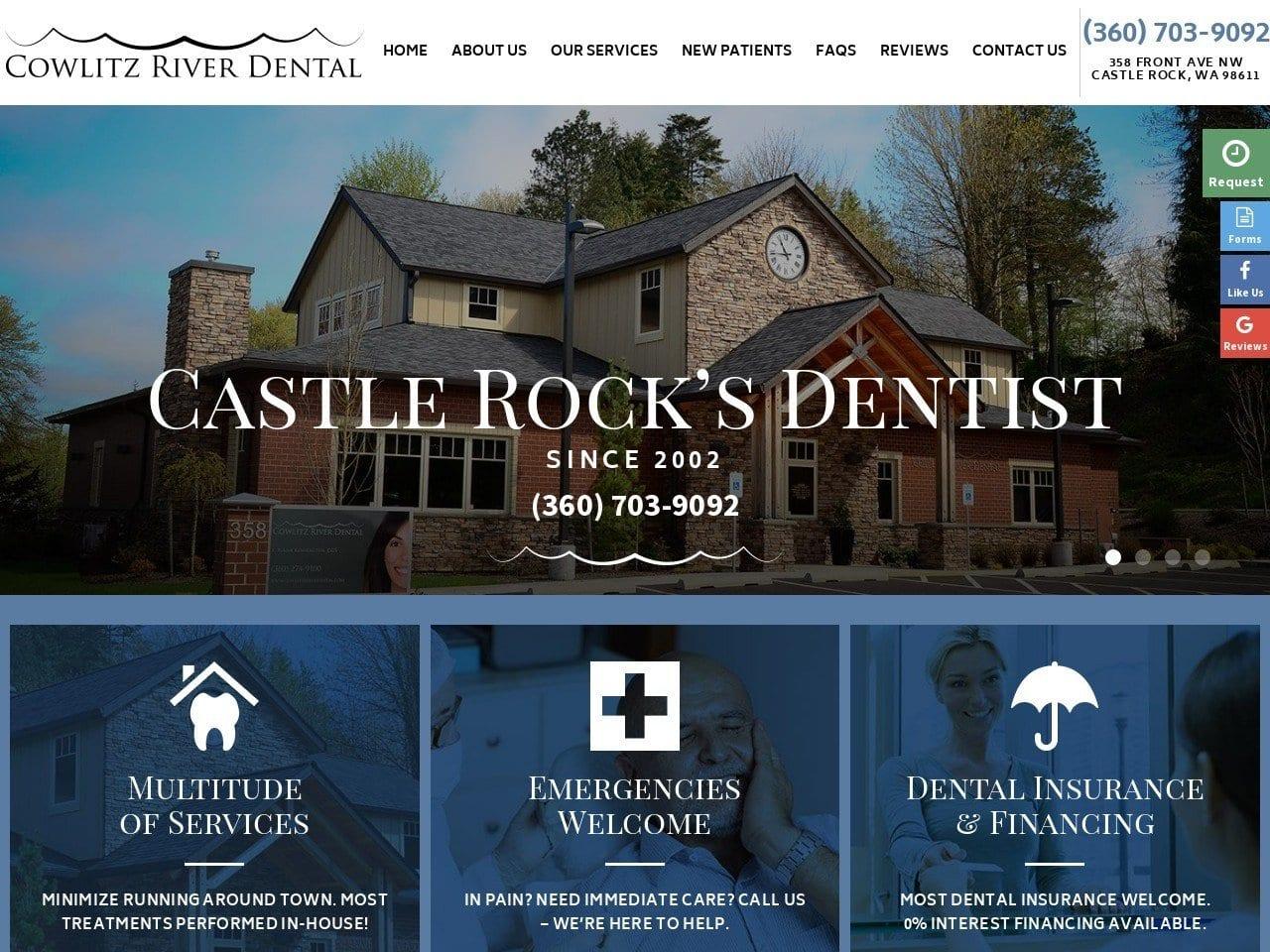 Cowlitz River Dental screenshot