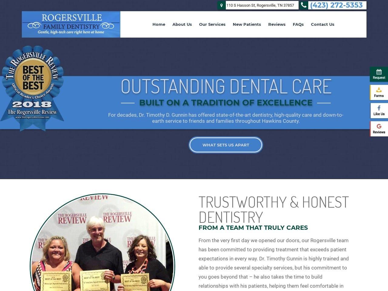 Rogersville Family Dentistry screenshot